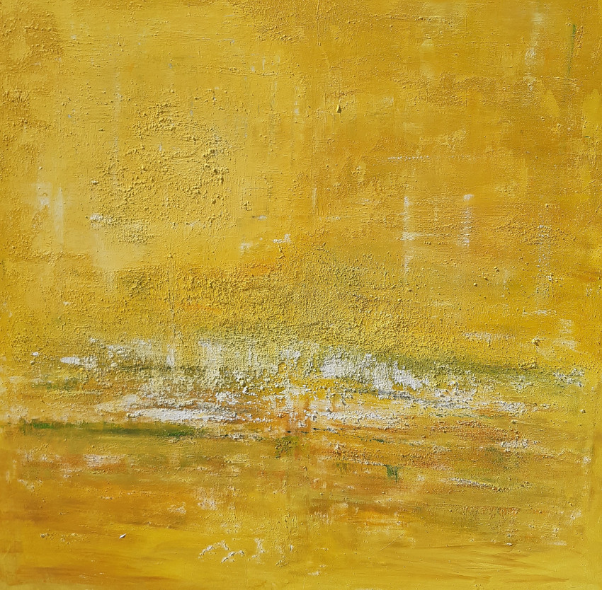 Bild Acrylmalerei auf Aluminium und Leinen